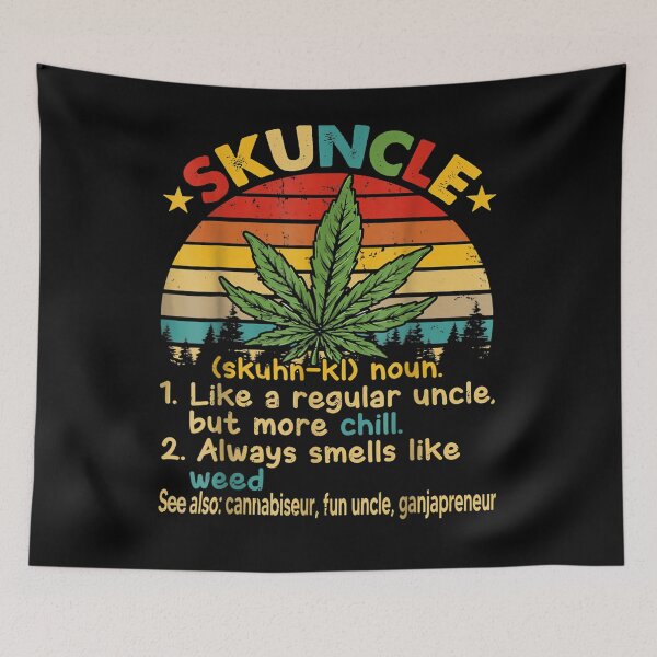 Item preview, Skuncle Definition Happy Father's Day Proud Uncle Weed Lover  designed and sold by sheilase.