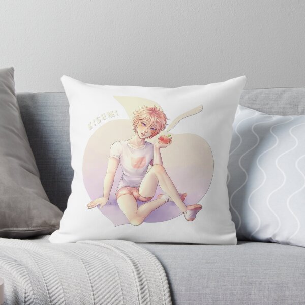 'Kiss me' Kisumi Throw Pillow