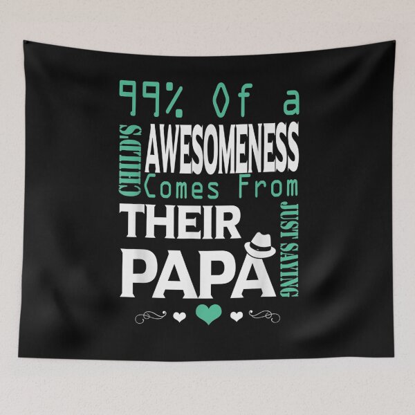 Item preview, 99 Of A Child's Awesomeness Comes From Their Papa  designed and sold by sheilase.