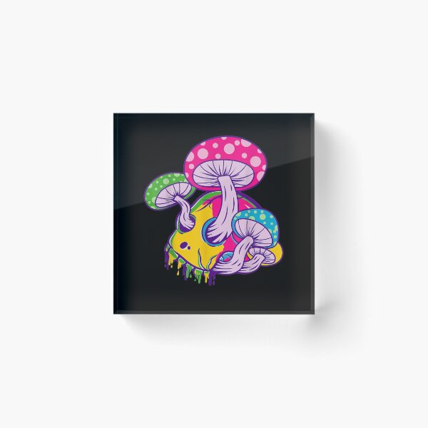 Item preview, Melting Psychedelic Skull  designed and sold by sheilase.