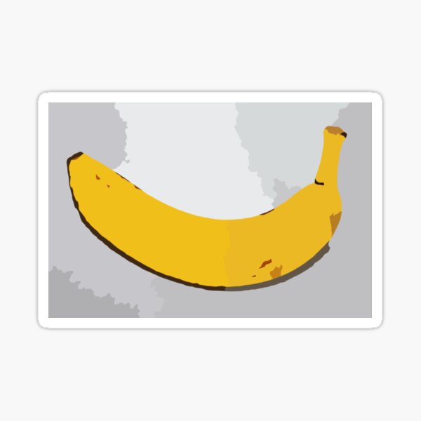 Simply A Smiling Banana Sticker