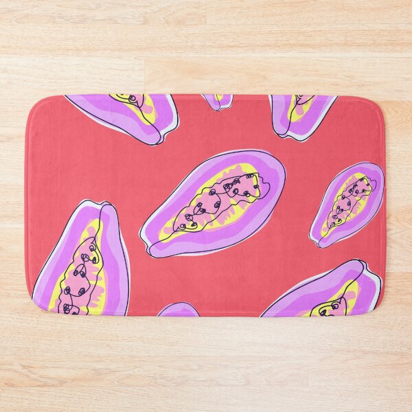Item preview, Violet papaya print designed and sold by orangerinka.