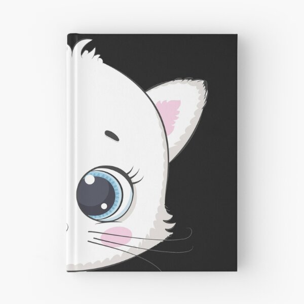 Item preview, Cute White Kitten Sitting With a Bird in It's Head designed and sold by Desert Light.