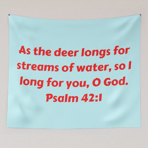 Item preview, Bible Verse Psalm 42:1 designed and sold by Prayingwarrior.