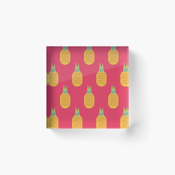 Item preview, Pineapple on a red background designed and sold by idrawwhatifeel.