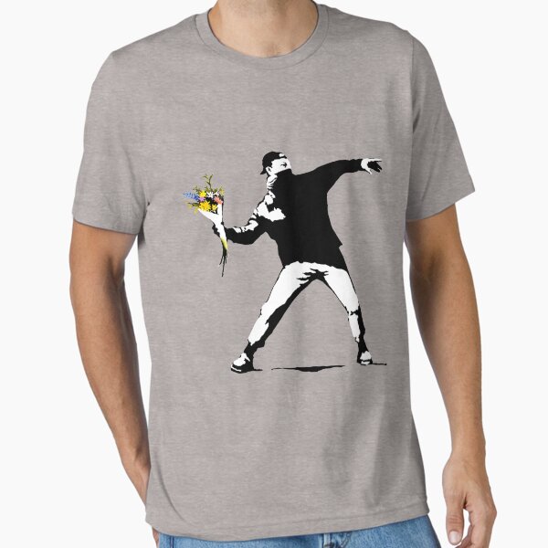 Item preview, Banksy, Flower thrower T-Shirt designed and sold by xucxucy17.