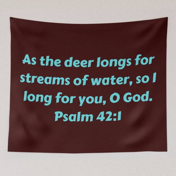 Artikelvorschau, Bible Verse Psalm 42:1 entworfen und verkauft von Prayingwarrior.