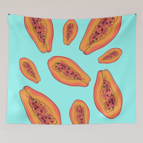Item preview, Papaya print II designed and sold by orangerinka.