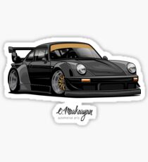 RWB (black) Sticker