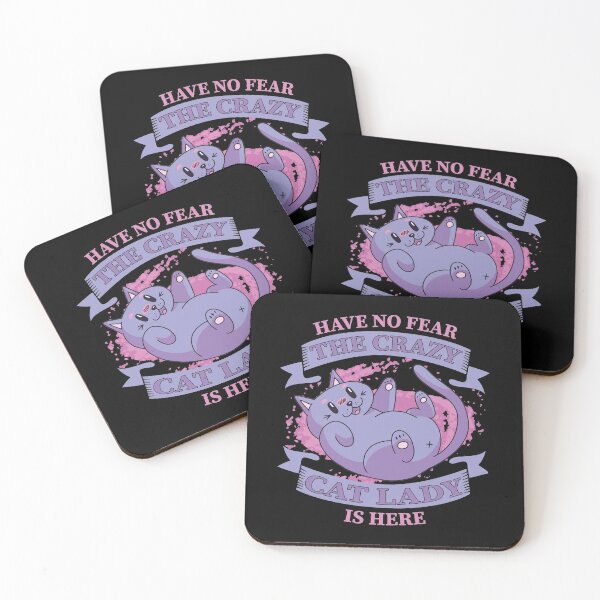 Item preview, Have No Fear The Crazy Cat Lady Funny Cat Lover Kitty Mom designed and sold by RJ-Art.