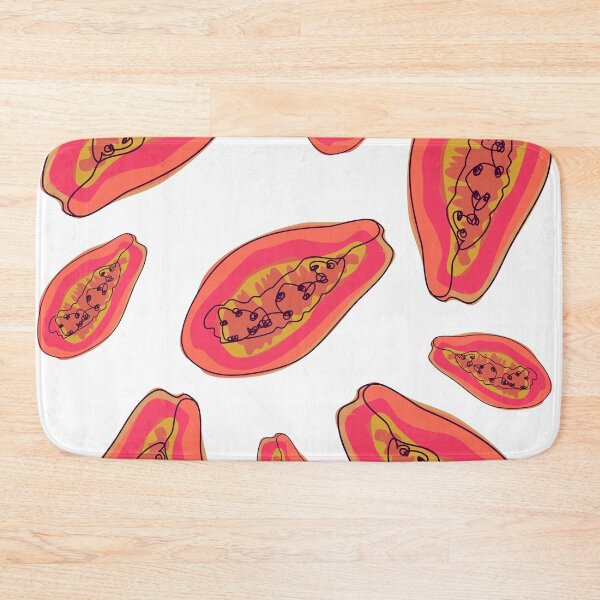 Item preview, Fiery orange papaya print II designed and sold by orangerinka.