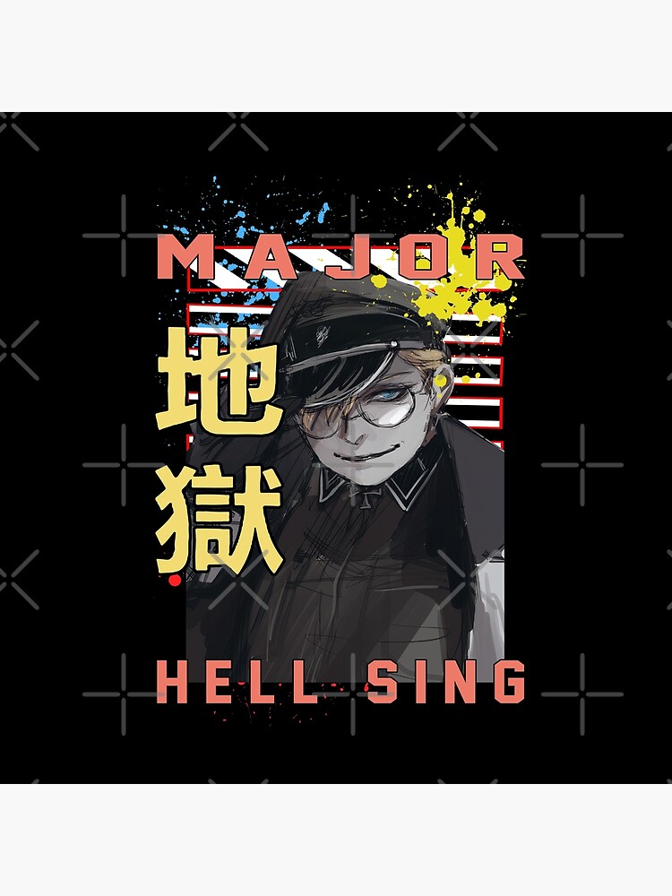 Major Hellsing Dark Fantasy Anime Ultimate Character Essential T-Shirt for  Sale by BillScott2