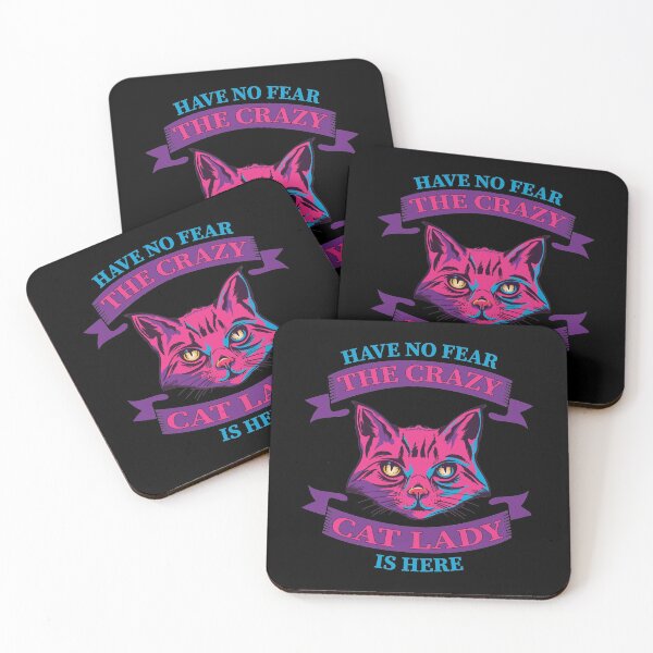 Item preview, Have No Fear The Crazy Cat Lady Funny Cat Lover Kitty Mom designed and sold by RJ-Art.