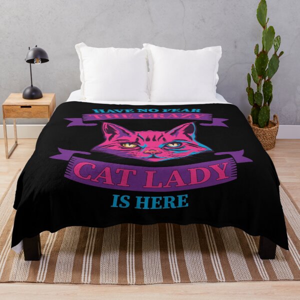 Item preview, Have No Fear The Crazy Cat Lady Funny Cat Lover Kitty Mom designed and sold by RJ-Art.
