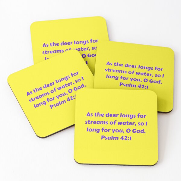 Aperçu de l'œuvre Bible Verse Psalm 42:1 créée et vendue par Prayingwarrior.