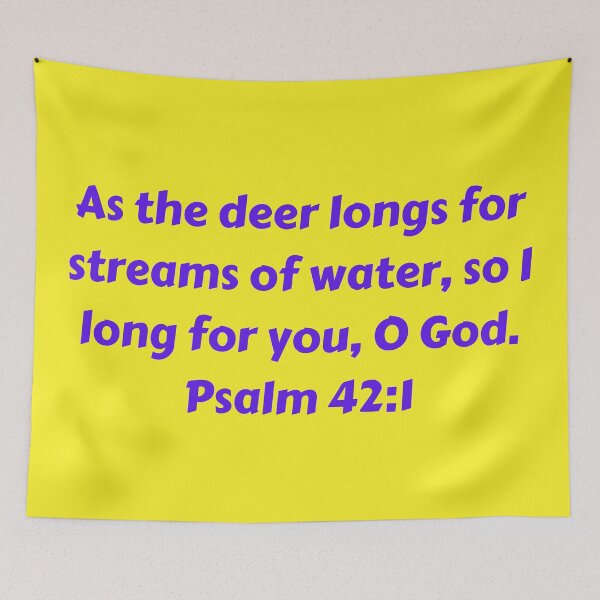 Item preview, Bible Verse Psalm 42:1 designed and sold by Prayingwarrior.