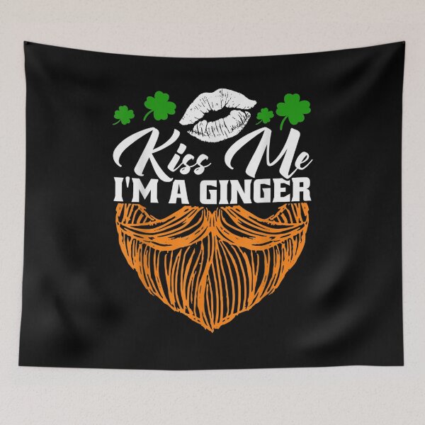 Item preview, Kiss Me Im A Ginger Funny Beard Gift  designed and sold by sheilase.