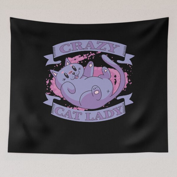 Item preview, Crazy Cat Lady Funny Cat Lover Kitty Mom Kitten designed and sold by RJ-Art.
