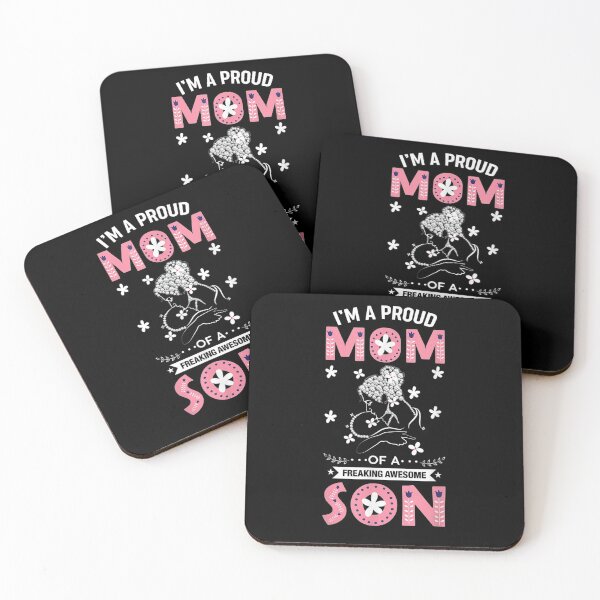 Item preview, I'm A Proud Mom Of A Freaking Awesome Son  designed and sold by sheilase.