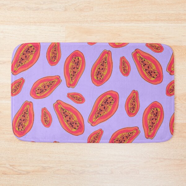 Item preview, Fiery orange papaya print III designed and sold by orangerinka.