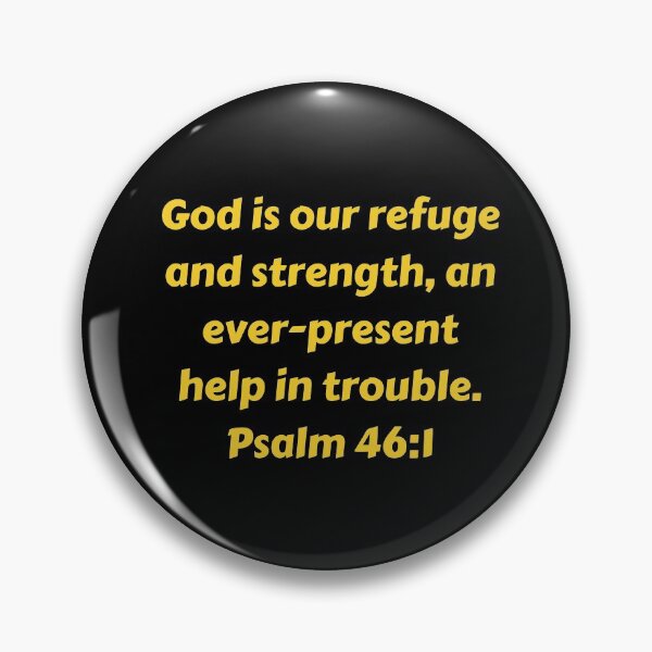 Item preview, Bible Verse Psalm 46:1 designed and sold by Prayingwarrior.