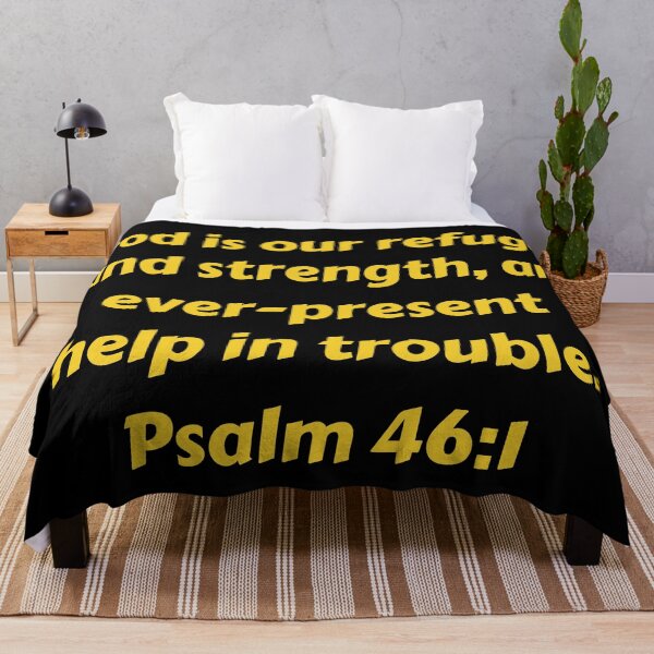 Item preview, Bible Verse Psalm 46:1 designed and sold by Prayingwarrior.