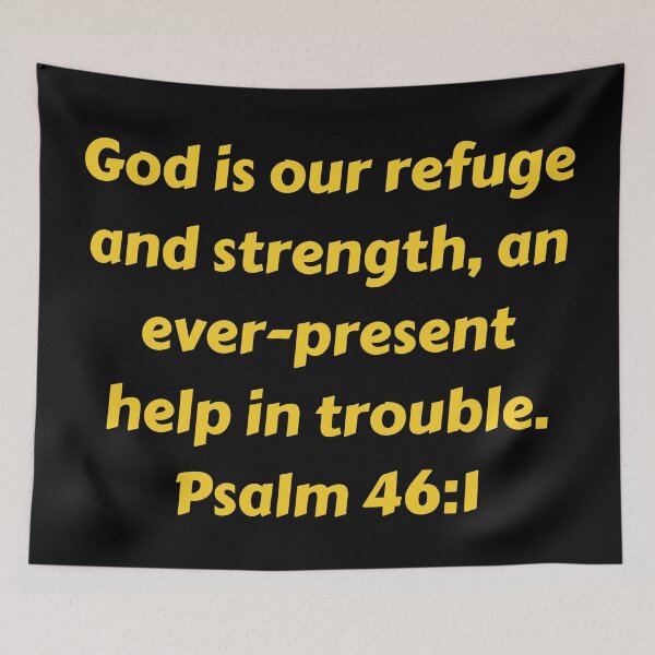 Item preview, Bible Verse Psalm 46:1 designed and sold by Prayingwarrior.
