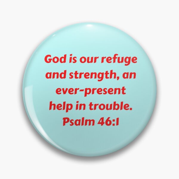 Item preview, Bible Verse Psalm 46:1 designed and sold by Prayingwarrior.