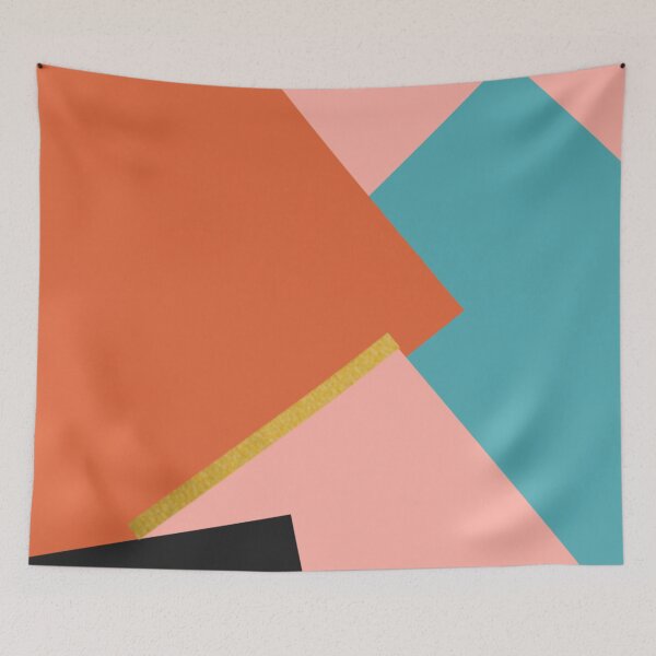 Item preview, Minimalist Blue Pink Black Orange  designed and sold by BEyourself be.