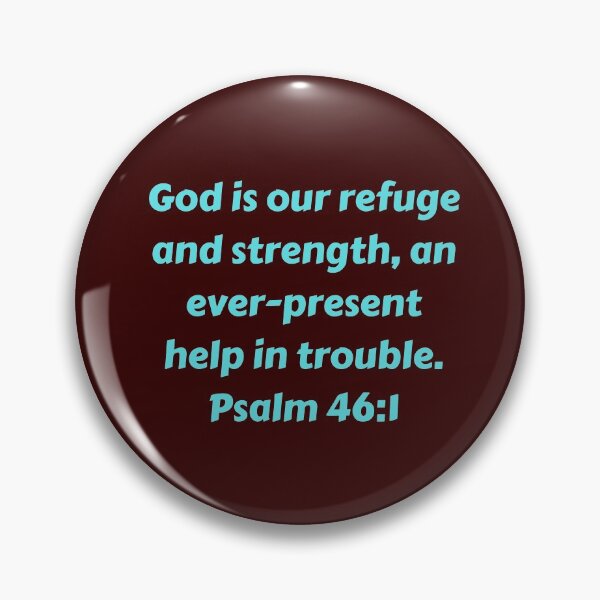 Item preview, Bible Verse Psalm 46:1 designed and sold by Prayingwarrior.