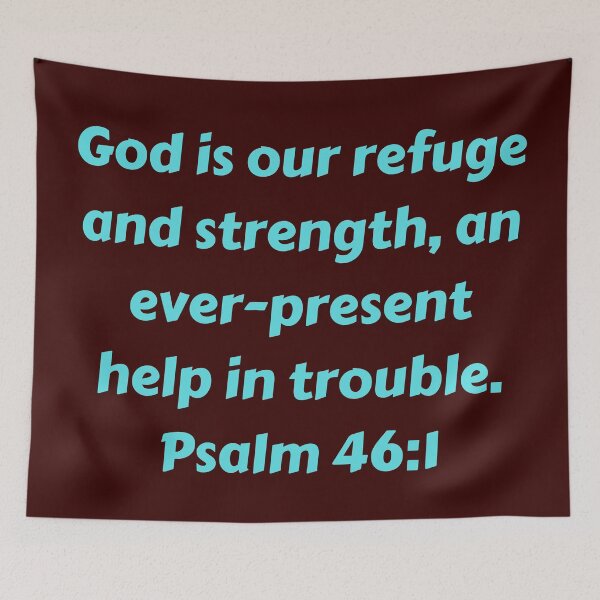 Item preview, Bible Verse Psalm 46:1 designed and sold by Prayingwarrior.