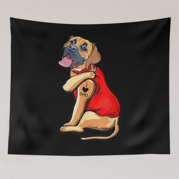 Item preview, Dog I Love Dad English Mastiff Fathers Day Dog Lover  designed and sold by sheilase.