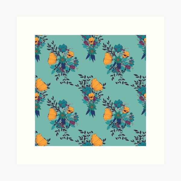 Item preview, Botanical pattern 007 designed and sold by BlueLela.
