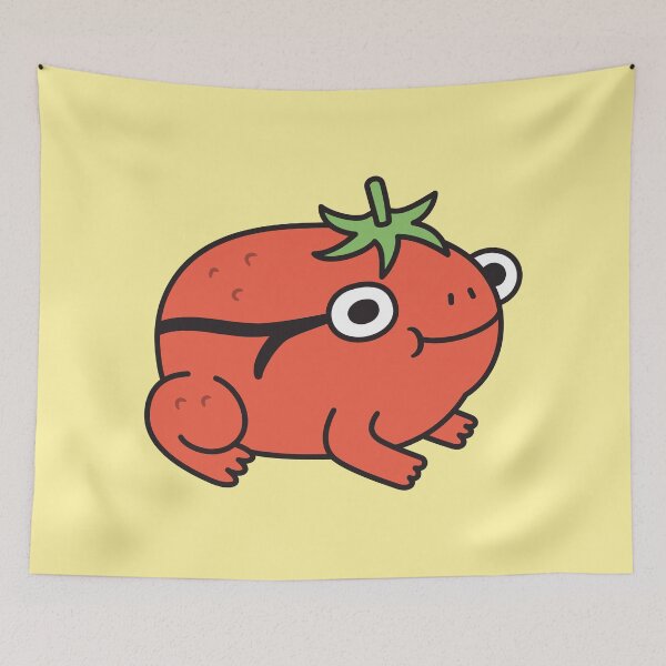 Item preview, Cute Tomato Frog Doodle designed and sold by rustydoodle.