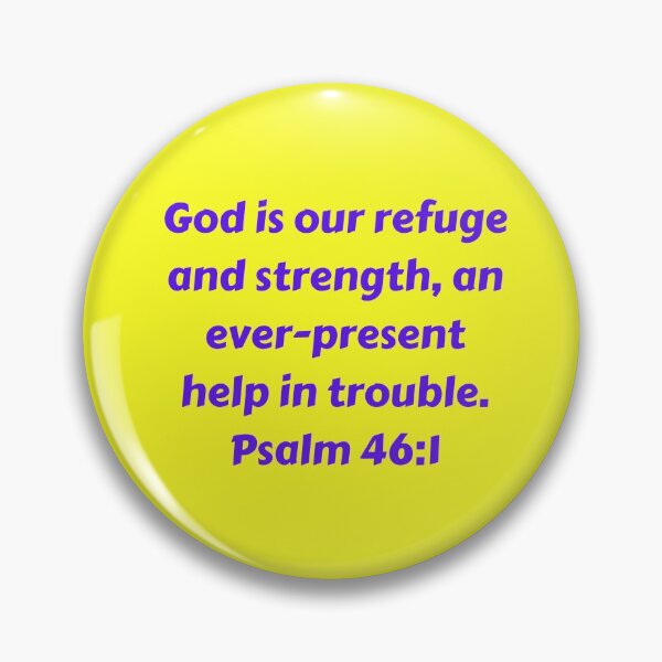 Item preview, Bible Verse Psalm 46:1 designed and sold by Prayingwarrior.