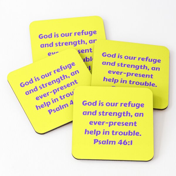 Item preview, Bible Verse Psalm 46:1 designed and sold by Prayingwarrior.