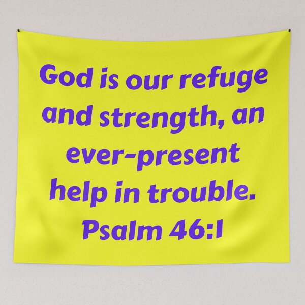 Item preview, Bible Verse Psalm 46:1 designed and sold by Prayingwarrior.