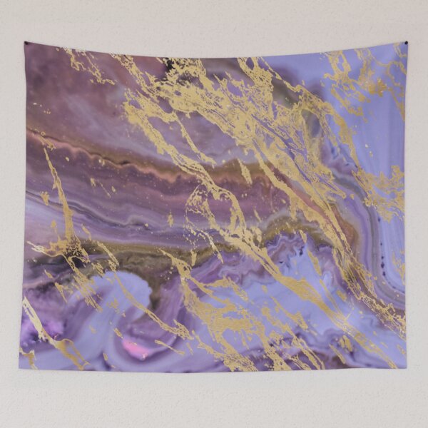 Item preview, Purple Gold Marble Art designed and sold by BEyourself be.