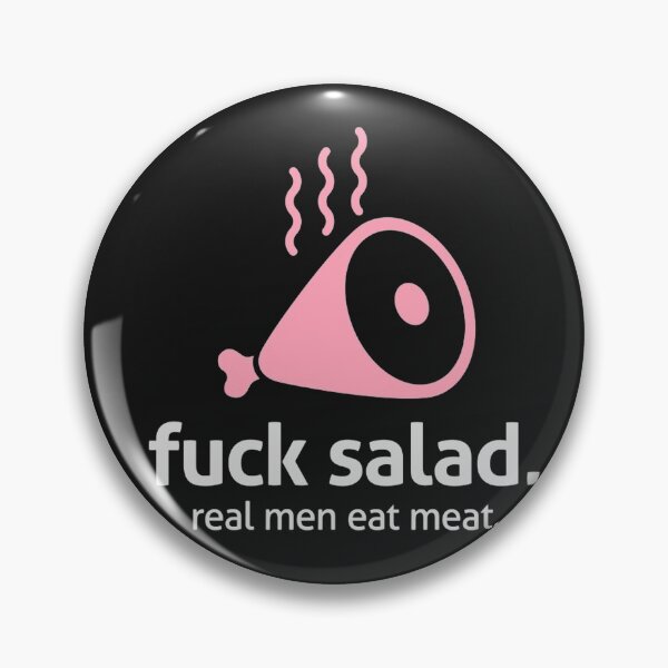 Item preview, Salad Real Men Eat Meat T Shirt  designed and sold by Clavitaps.