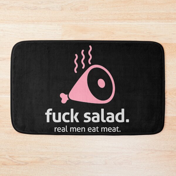 Item preview, Salad Real Men Eat Meat T Shirt  designed and sold by Clavitaps.