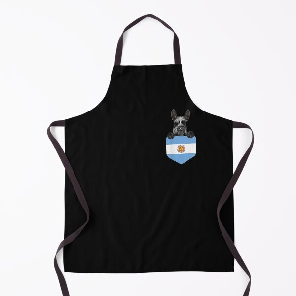 Item preview, Argentina Flag Giant Schnauzer Dog In Pocket  designed and sold by sheilase.