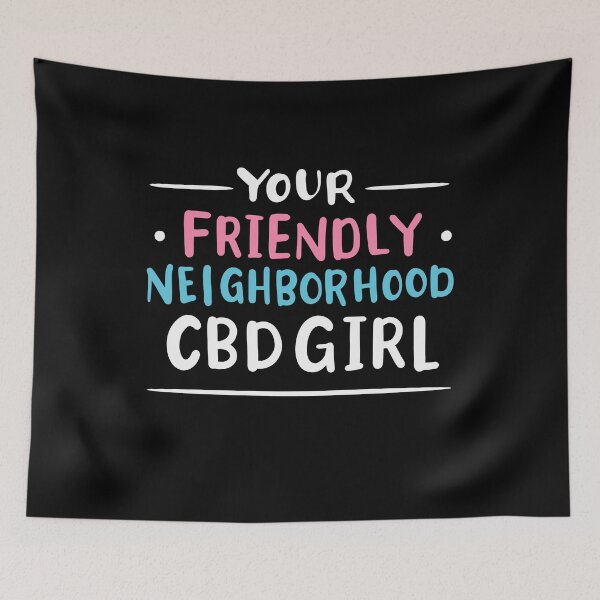 Item preview, Your Friendly Neighborhood CBD Girl | CBD Advocate & Dealer designed and sold by Dancing Dolphin Crafts.