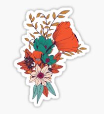 Botanical pattern 010 Sticker