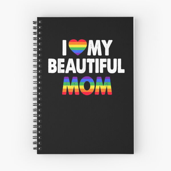 Item preview, I Love My Beautiful Mom Pride Gay Lgbt Rainbow  designed and sold by sheilase.