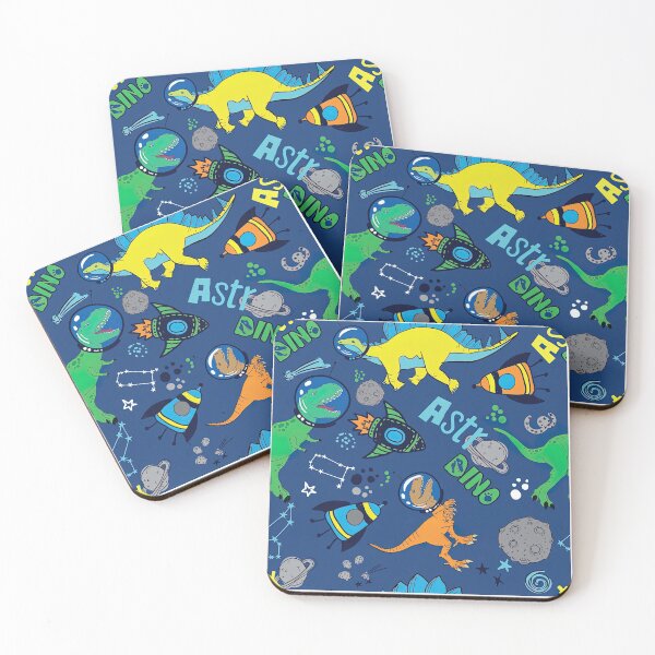 Item preview, Astro Dinosaur Seamless Pattern, Dinosaur Seamless Pattern Design designed and sold by graphic-genie.