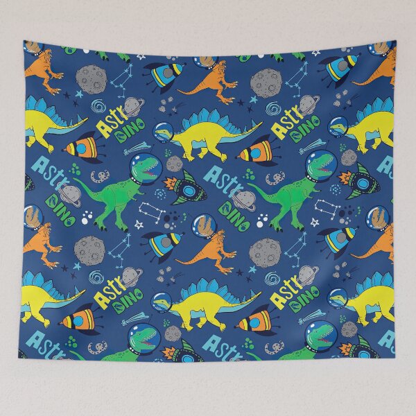 Item preview, Astro Dinosaur Seamless Pattern, Dinosaur Seamless Pattern Design designed and sold by graphic-genie.