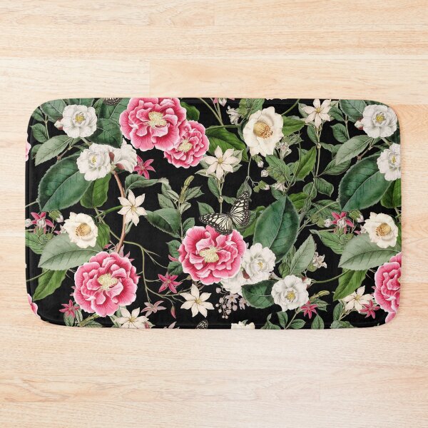 Item preview, Roses and Butterflies on Black designed and sold by meggydesigns.