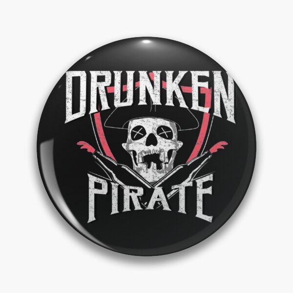Item preview, Drunken Skull Pirate T Shirt  designed and sold by Clavitaps.