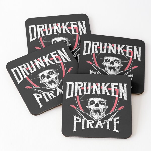 Item preview, Drunken Skull Pirate T Shirt  designed and sold by Clavitaps.