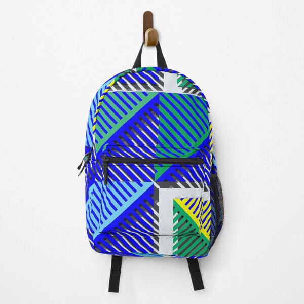 Item preview, Square, shadow, (410) (green, blue, yellow) decorative, digital, colorful, abstract, designed and sold by Paszkan.